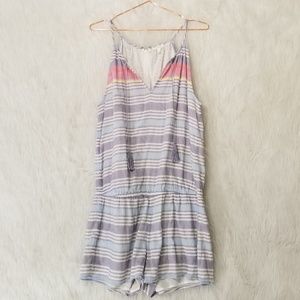 Soft Joie Striped Cotton Romper